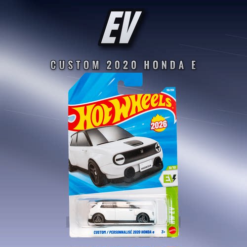 2026P-115号 CUSTOM 2020 HONDA e 本田 白色 风火轮hotwheels