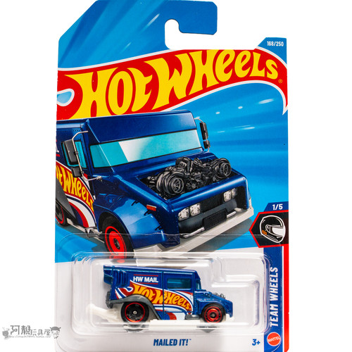 2026H-168号 MAILED IT 蓝色 风火轮火辣小跑车hotwheels
