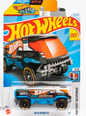 2024C-58号 BAJA BISON T5 黑色 风火轮火辣小跑车hotwheels