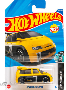 2025J-172号 雷诺ESPASE F1 黄色 风火轮火辣小跑车hotwheels