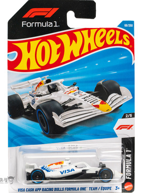 68号RACING BULLS FORMULA ONE TEAM 红牛F1 白色风火轮hotwheels
