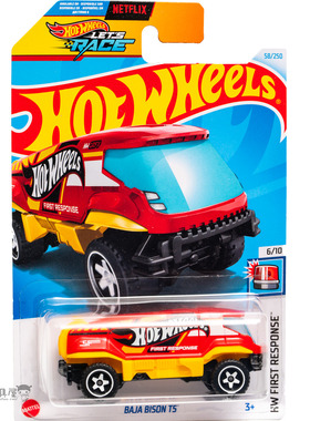 2024J-58号 BAJA BISON T5 红色 风火轮火辣小跑车hotwheels