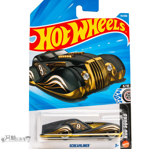 2026F-141号 SCREAMLINER 黑色 风火轮火辣小跑车hotwheels