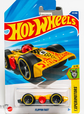 2025K-117号 FLIPPIN FAST 黄色 风火轮火辣小跑车hotwheels