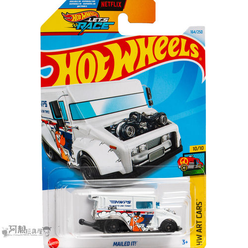 2024P-164号 MAILED IT 白色 风火轮火辣小跑车hotwheels