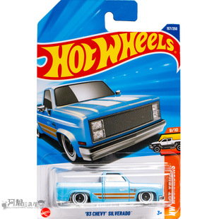2025G-157号 '83 雪佛兰SILVERADO 天蓝色 风火轮小跑车hotwheels