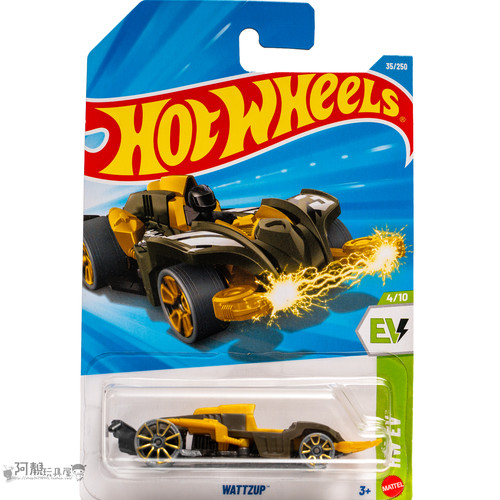 2026H-35号 WATTZUP 深灰色 风火轮火辣小跑车hotwheels