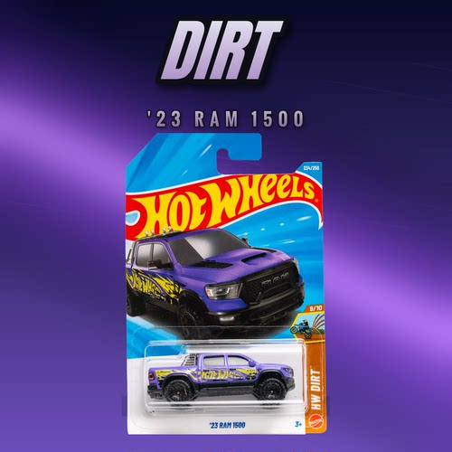 2026N-234号 '23 RAM 1500 道奇公羊 紫色 风火轮小车hotwheels