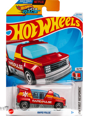 2024M-137号 RAPID PUSLE 红色 风火轮火辣小跑车hotwheels
