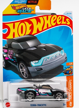 2024F-131号 TERRA-TRACKTYL 黑色风火轮火辣小跑车hotwheels