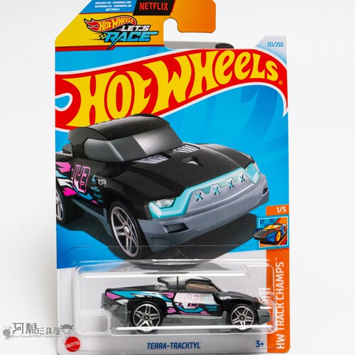 2024F-131号 TERRA-TRACKTYL 黑色风火轮火辣小跑车hotwheels