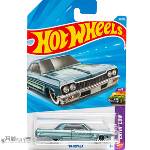 2026D-95号 '64 IMPALA 雪佛兰 浅青色 风火轮小跑车hotwheels