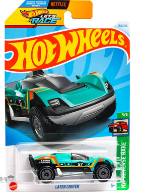 2024J-166号 LATER CRATER 绿色 风火轮火辣小跑车hotwheels