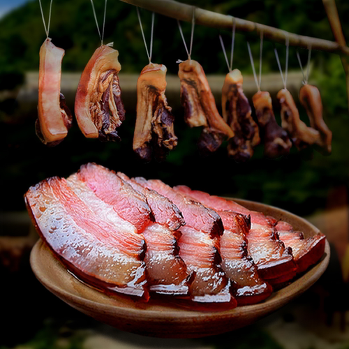 四川特产五花柴火腊肉农家自制烟熏正宗风味腊肉熏肉腊肠贵州湖南 - 封面
