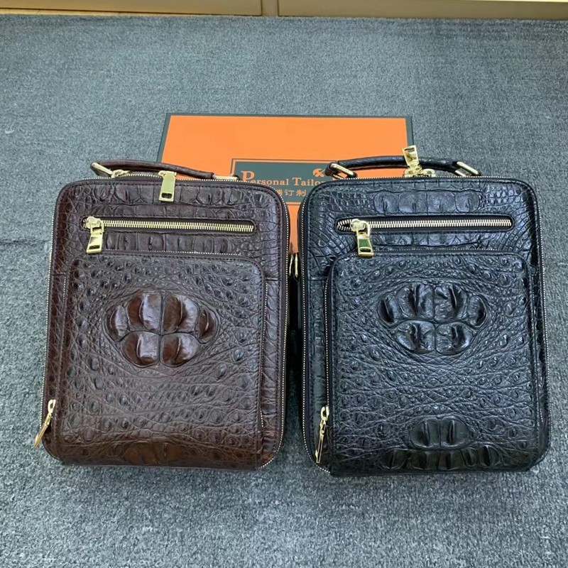 奢华鳄鱼皮男包青年真皮竖款拉链休闲单肩斜挎手提公文包新款大包,箱包皮具/热销女包/男包,男士包袋,淘宝优惠券,粉丝福利购,淘宝优惠卷