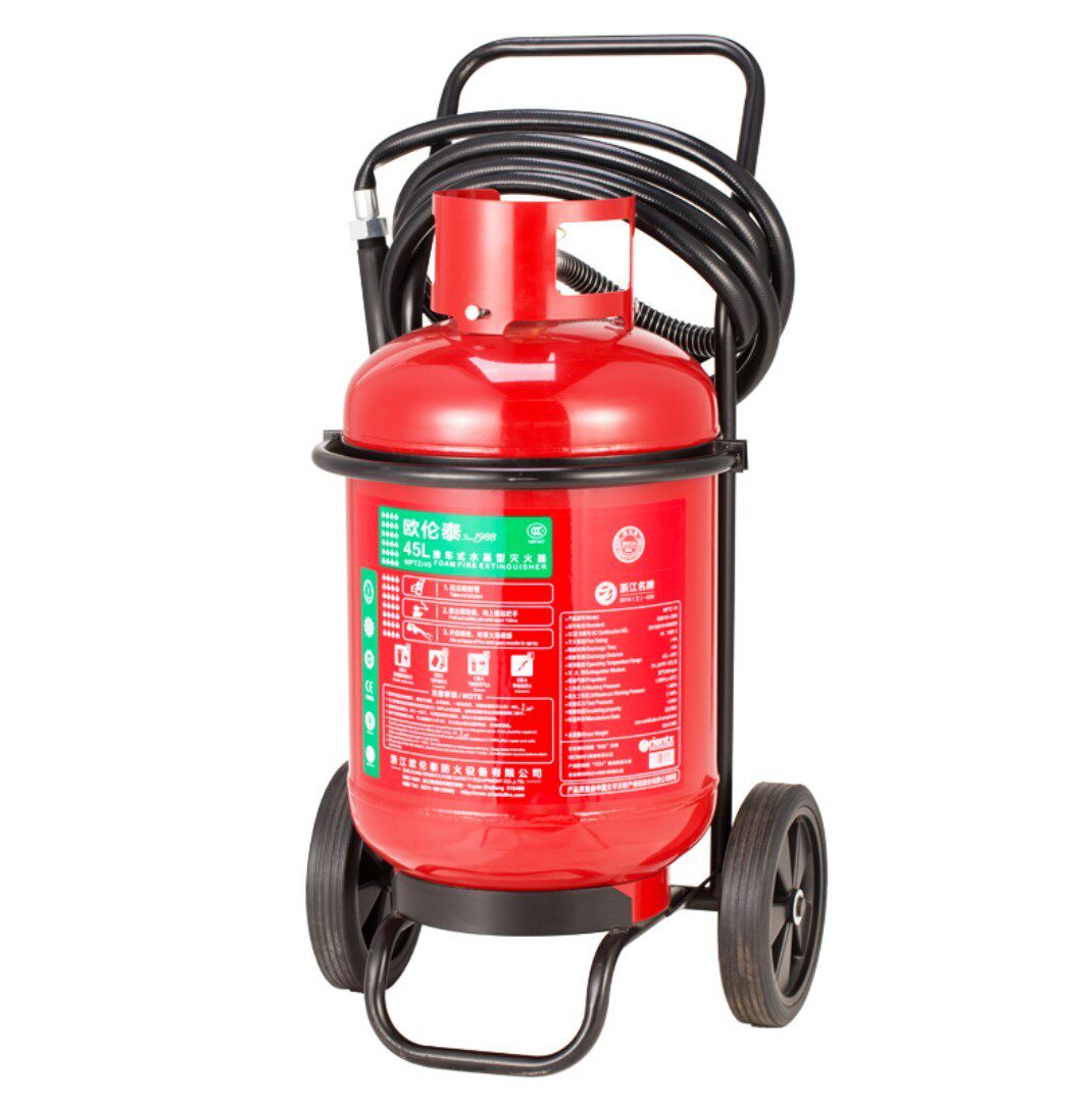 欧伦泰水基灭火器30/45/60/135L低温推车式商用公司办公化工专用图片