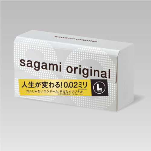 日本原装sagami相模002幸福0.02L非乳胶超薄避孕安全套10只装大号