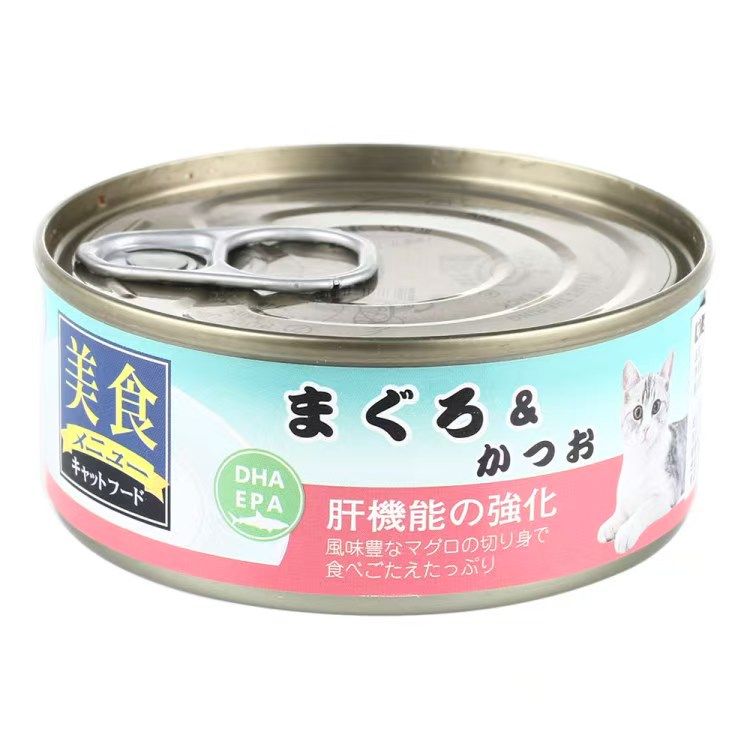 爱丽思IRIS美食猫罐头零食金枪鱼100g适口美味