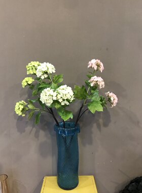单支绣球客厅样板间婚房假花