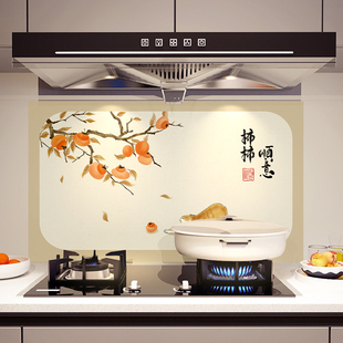 加厚厨房防油防水耐高温铝箔贴纸自粘墙纸壁橱柜家用桌面防潮墙贴