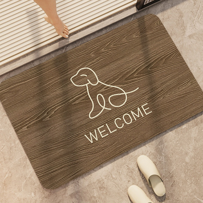 浴室地垫卫生间厕所吸水防滑硅藻泥脚垫家用洗澡防摔专用地毯垫子