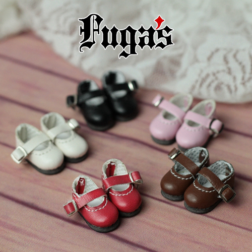 1/12分BJD鞋子.百搭小皮鞋(5色入).dk.blythe小布.ob.az.pkf.可儿