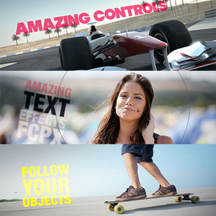 FCPX插件：Final Cut Pro X 专业文字动态跟踪助手 PROTRK