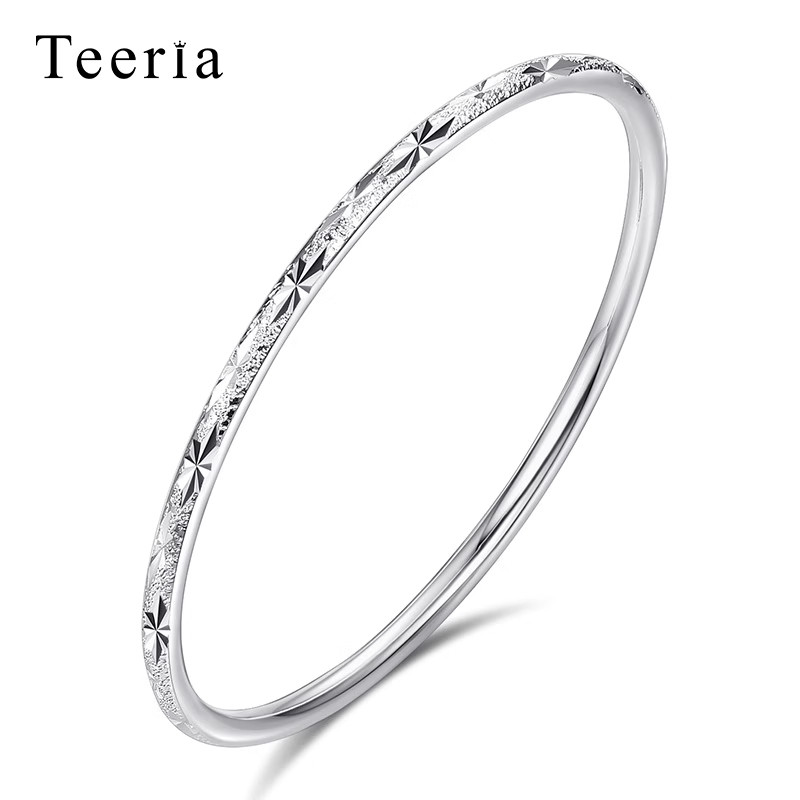 s999纯银满天星手镯款2025新款小众实心古法足银手镯女友老婆礼物