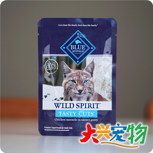 Blue 零食餐包猫罐头 Buffalo蓝挚 原野精灵系列 70g 蓝馔 美国