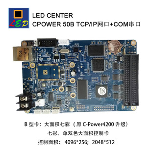 LED显示屏异步系统 CPOWER50B 配HUB板 流明控制卡 可提供开发包