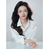 复古高腰显瘦阔腿牛仔裤 小琼 Hello