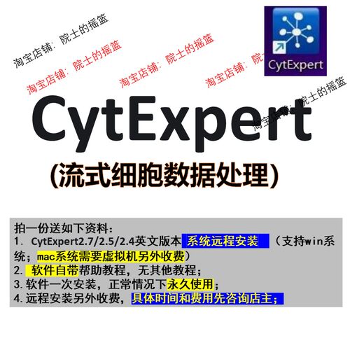 cytexpert 2.7/2.5/2.4软件医疗影像分析软件支持win/mac