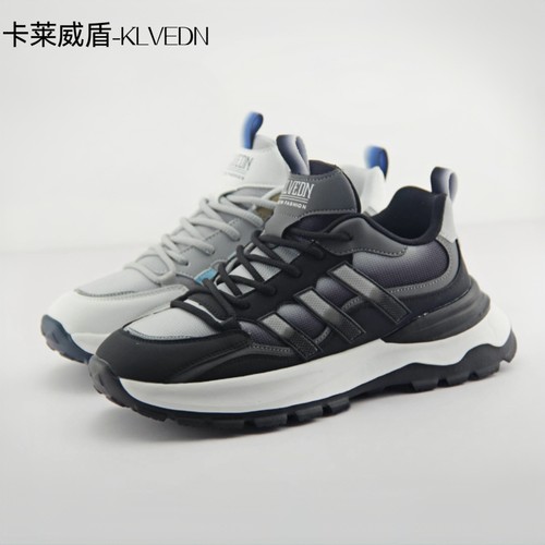 KLVEDN/卡莱威盾真皮拼接透气轻便老爹鞋运动鞋潮流男鞋9217116