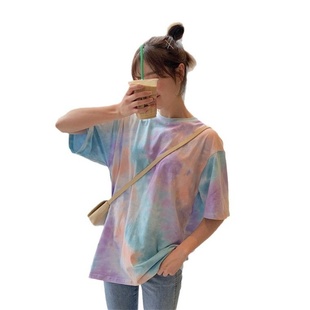 2025泫雅风上衣女仙女甜美超仙网红打底衫 T恤女潮 女ins超火短袖