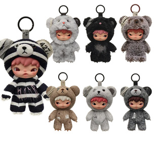 POPMART泡泡玛特小野Hirono公路日志毛绒公仔挂件盲盒周边礼物