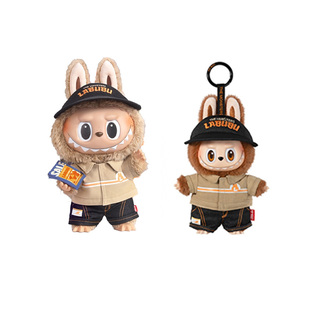 POPMART泡泡玛特LABUBU淘气收银员Cashier怪味便利店搪胶毛绒公仔