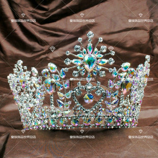 皇族女王妃女神公主红宝石选美酒吧新娘选美大皇冠后冠派对颁奖