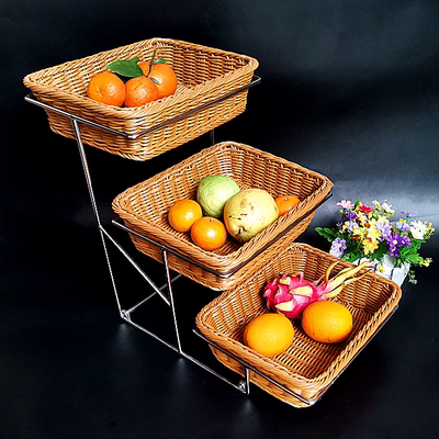面包篮多层水果篮自助餐展示架