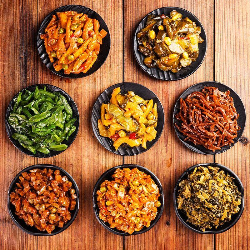 五仁酱丁早餐配粥小菜下饭菜萝卜条咸菜海白菜黄瓜芥菜丝250g*8袋