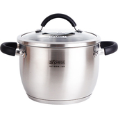 顺达304食品级不锈钢汤锅中式 加厚复底煲汤锅煮锅电磁炉燃气通用