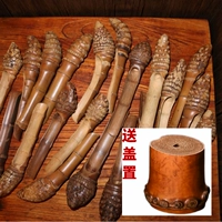 Отборная маленькая золотая бамбуковая лопатка с несколькими ногтями, чайная лопатка для волос, одна бесплатная обложка