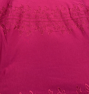 3米幅宽1.7米纯棉针织面料刺绣花