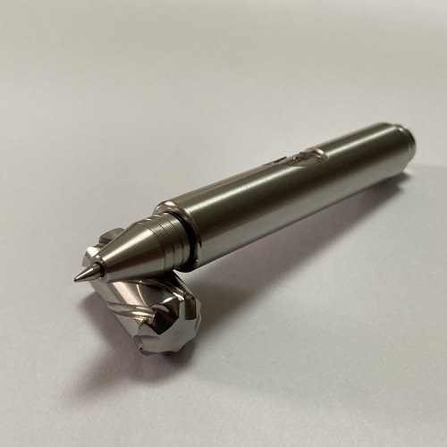马良迷你金属笔9cm 盖子 脸谱笔身 随身携带