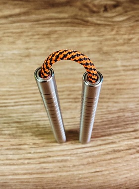 防滑16槽迷你双截棍mini nunchaku双节棍skill toy手指技巧玩具