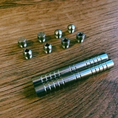 thumbchucks 手指技巧玩具口袋双节棍 可拆卸迷你双截棍 配件集合