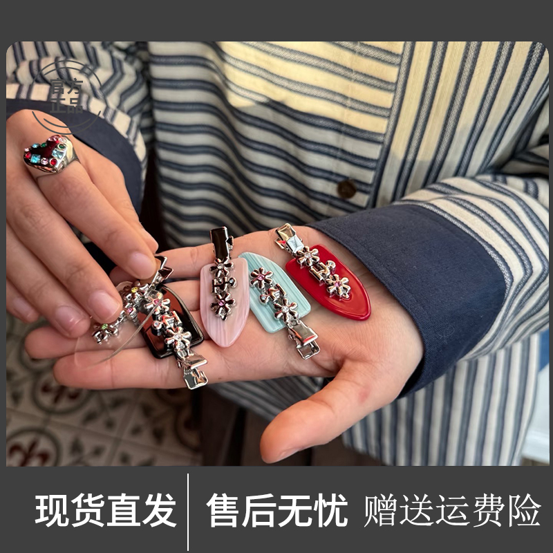Tagi.金属质感小花边夹无痕鼓鼓鸭嘴夹刘海夹发卡可爱女发饰发夹
