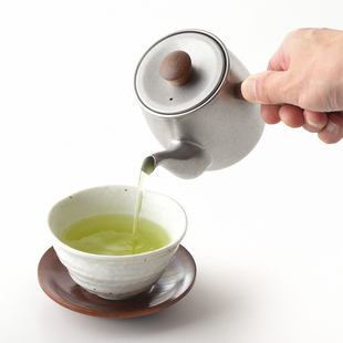 宮崎制作所 不锈钢复古茶壶一人用迷你小茶壶天然木 日本直邮