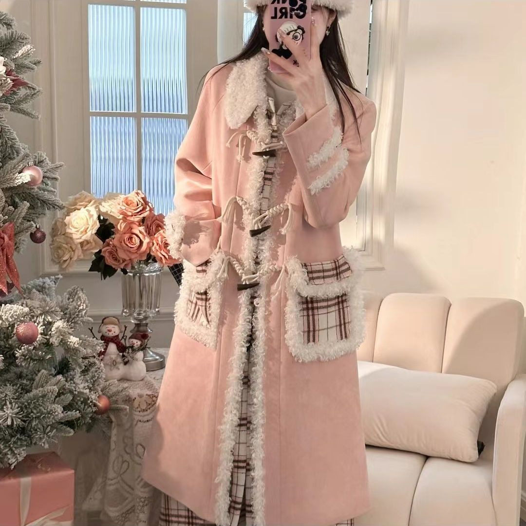 唯品会特卖断码小个子洋气毛呢外套大衣清仓特价处理女装品牌正品