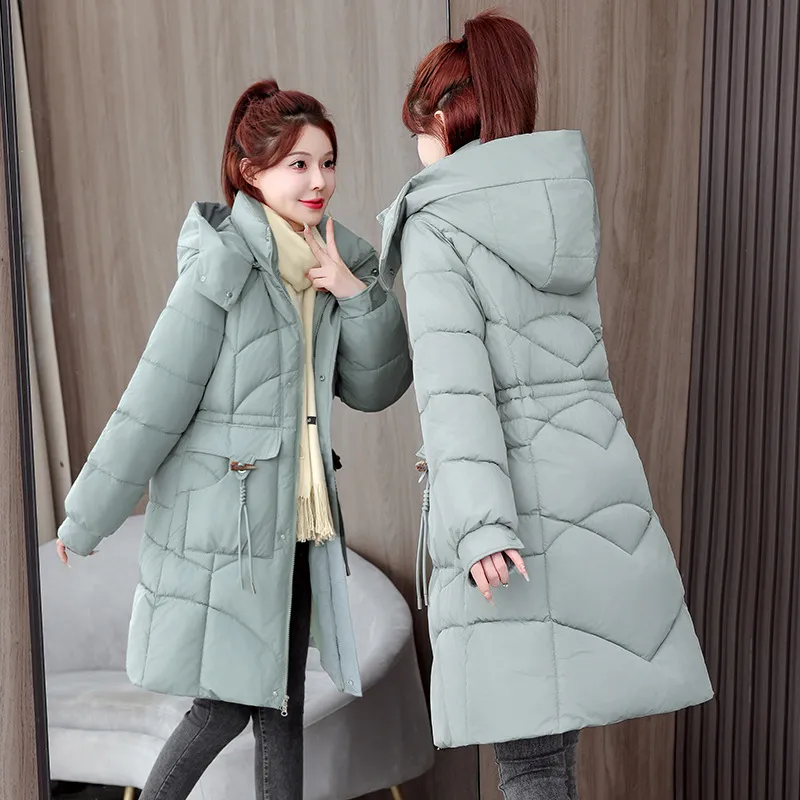 潮唯品会特卖断码清仓特价处理加厚连帽羽绒棉服棉衣女装品牌正品