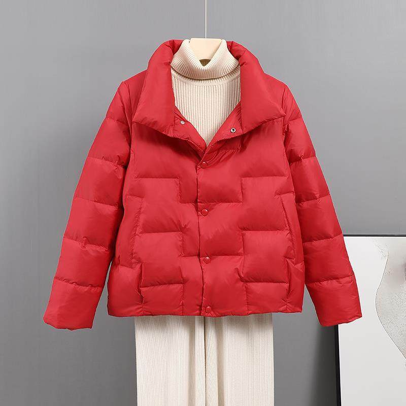 唯品会特卖断码清仓特价处理轻薄白鸭绒羽绒服女装品牌正品春秋冬
